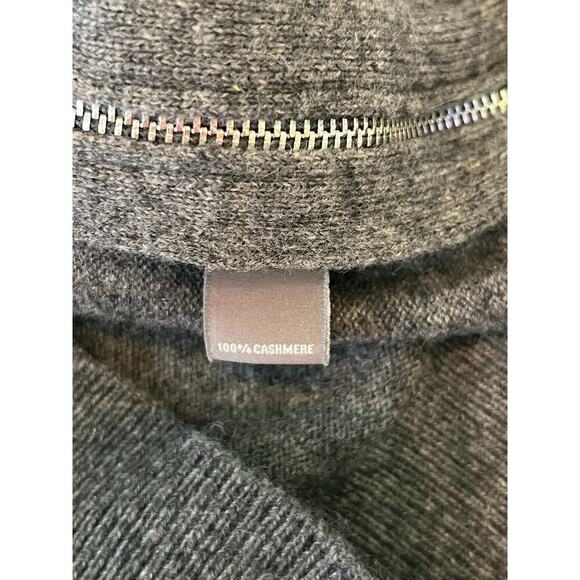 Vintage Neiman Marcus Pure Cashmere Gray Turtleneck Sweater S - Picture 4 of 9